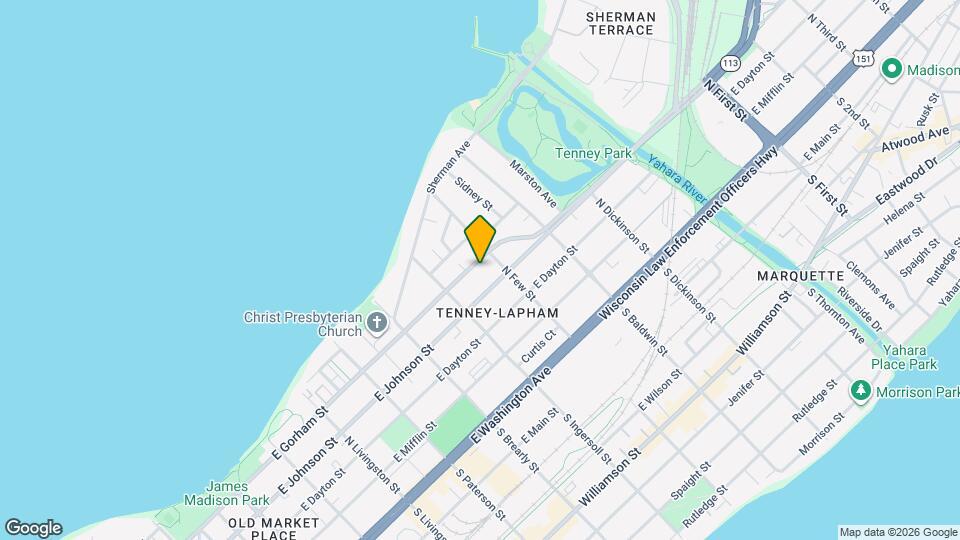 1139 E GORHAM ST APT 2 Map and Location Details