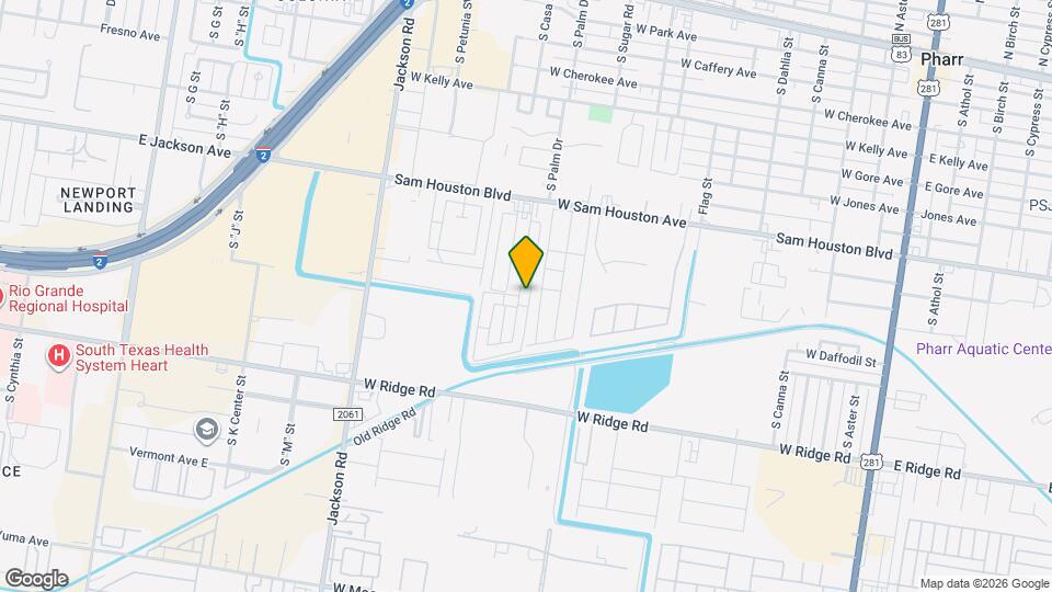 1107 S Palm, Unit 2 Map and Location Details