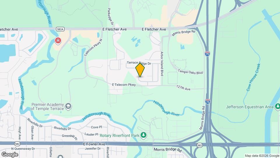 12928 Terrace Springs Dr Map and Location Details