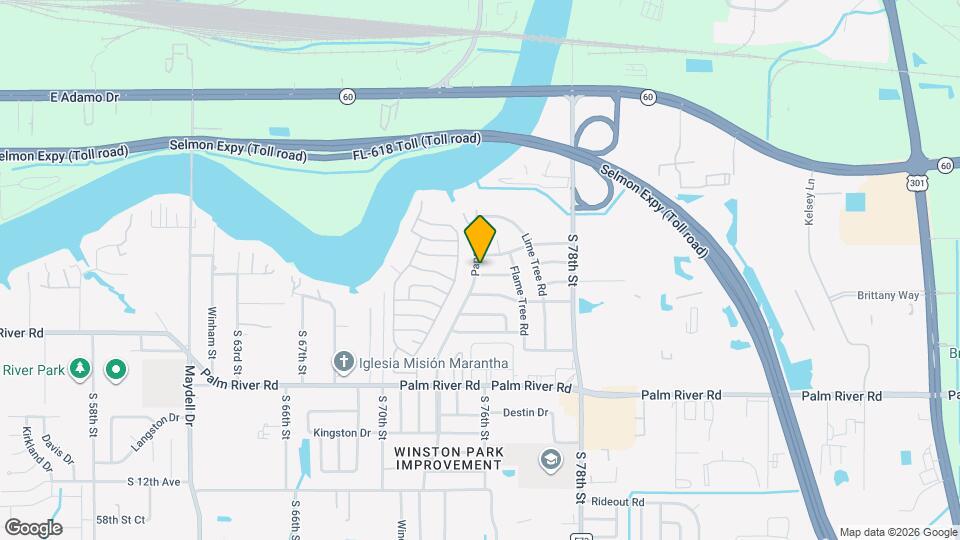 7502 Melaleuca Ln Map and Location Details