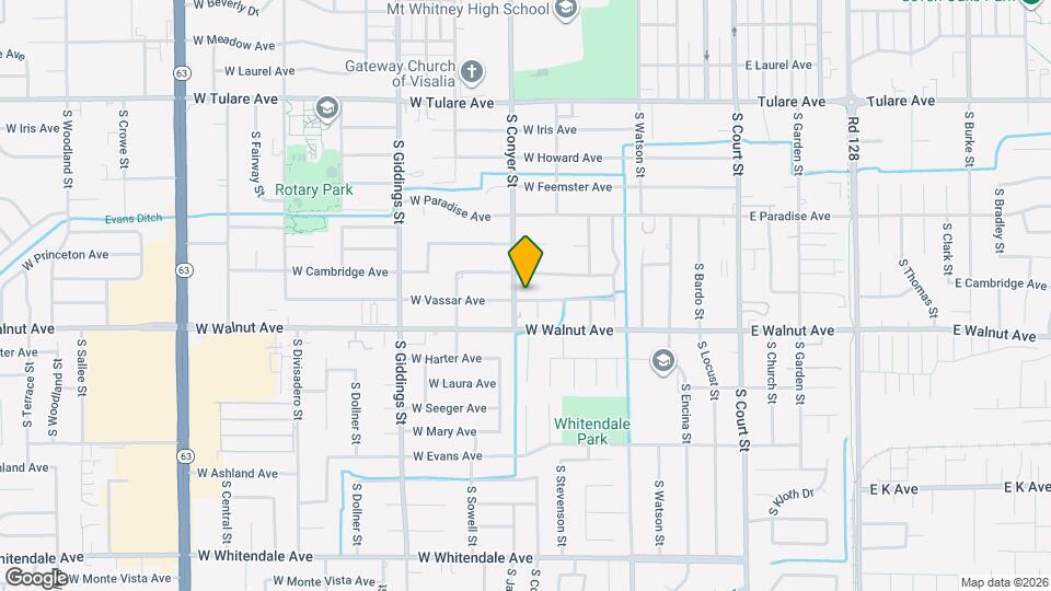 830 W Vassar Ave Map and Location Details