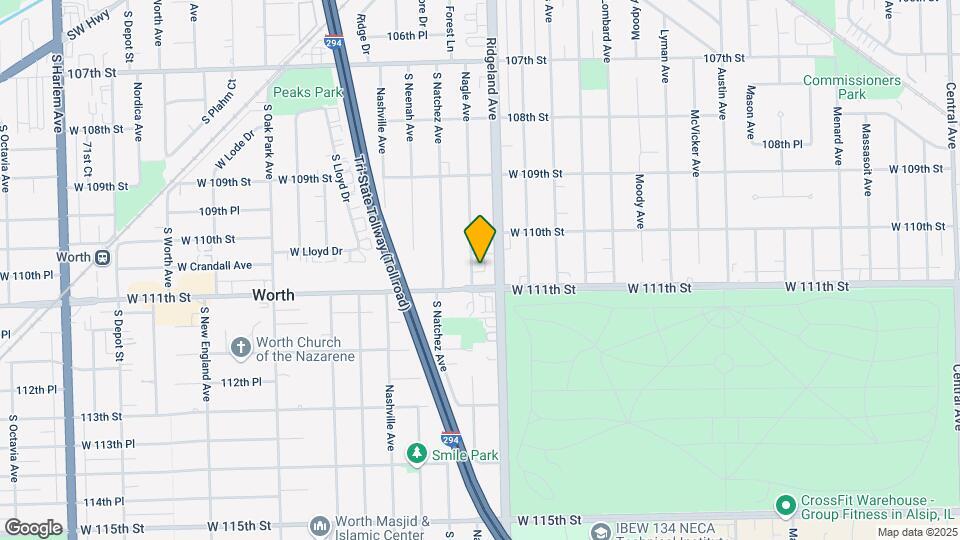 11055 S Nagle Ave Map and Location Details
