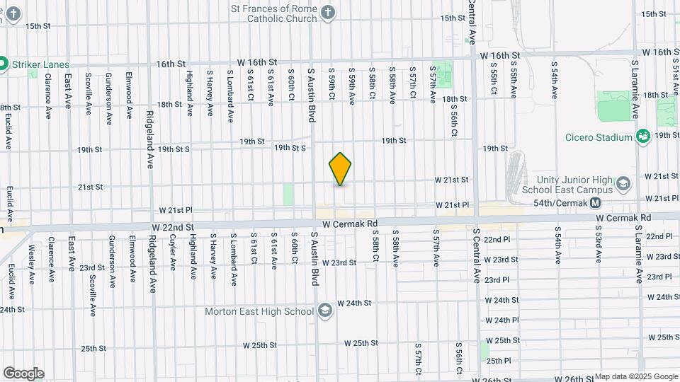 2109 S 59th Ct, Unit 2 Mapa y Detalles de la Ubicación