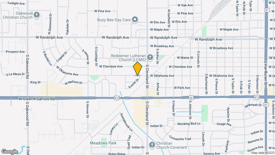 2502 Everitt Dr Map and Location Details