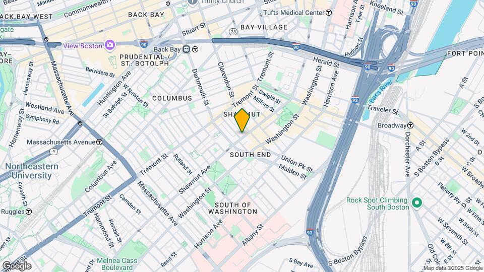 331 Shawmut Ave Map and Location Details