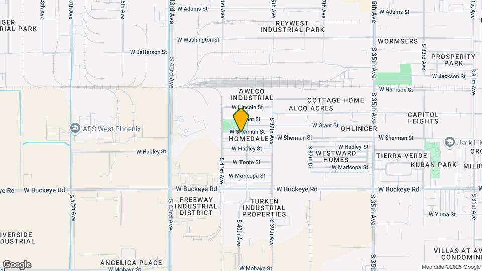 4009 W Sherman St Map and Location Details