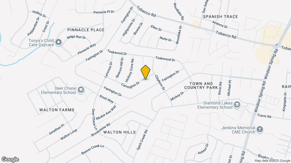 2608 Carrington Dr Map and Location Details