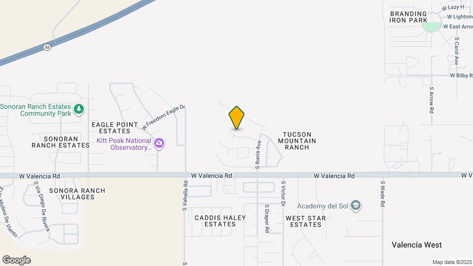 7592 W Ranchers Dr Map and Location Details