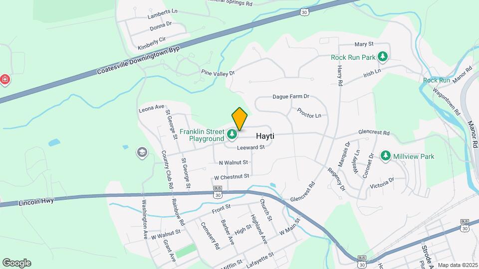 833 Franklin St Map and Location Details