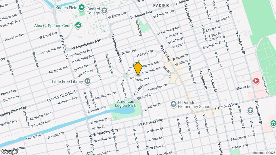 2315 Dwight Way Map and Location Details