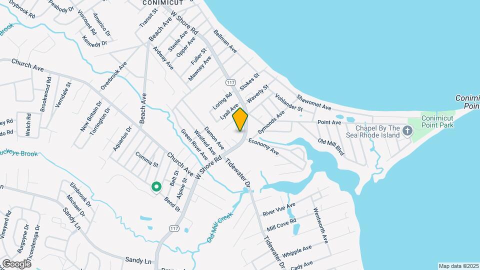 1125 W Shore Rd Map and Location Details