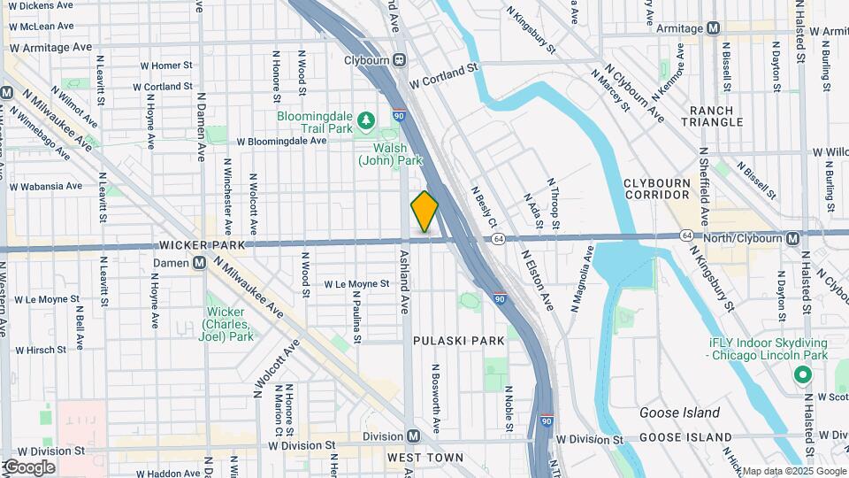 1538 W North Ave, Unit 2 Map and Location Details