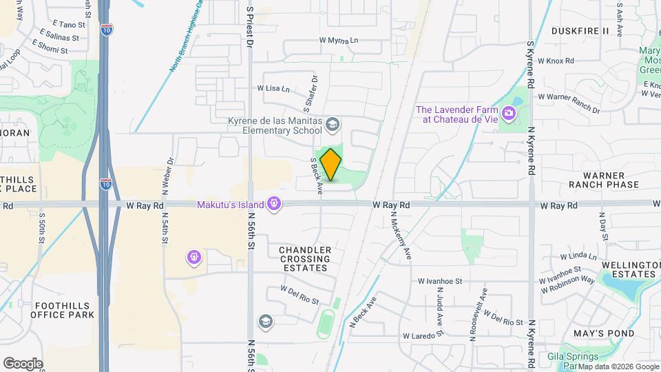 1210 W Kelly Ln Mapa y Detalles de la Ubicación