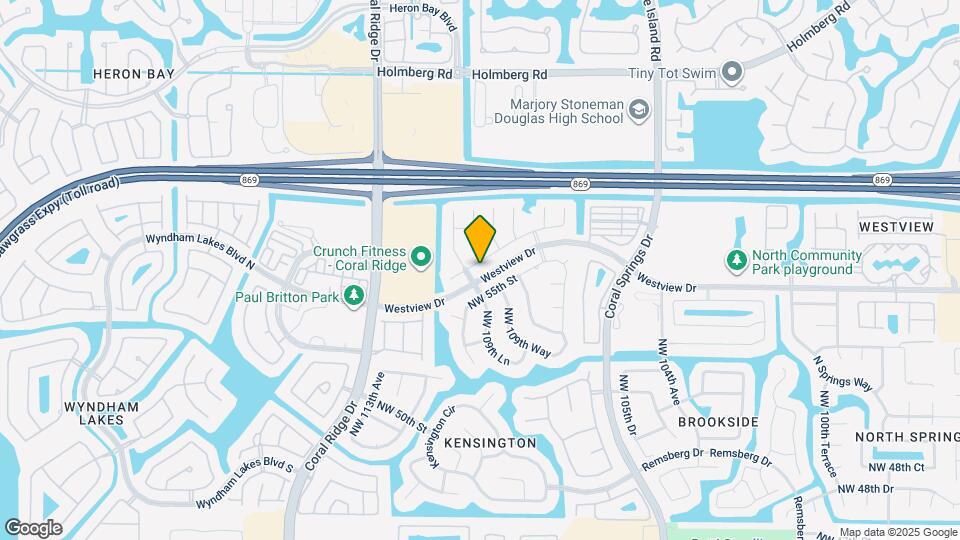 10918 NW 56th Ct Map and Location Details