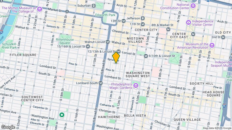 308 S 13th St Map and Location Details