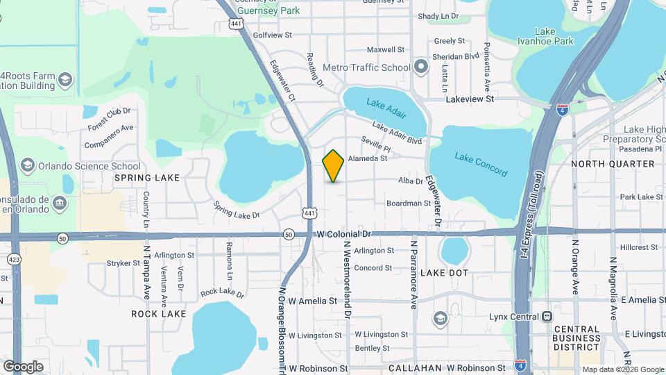 1020 Alba Dr Map and Location Details