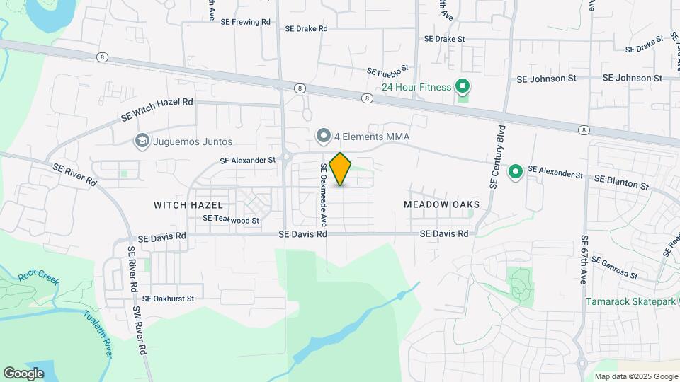 5296 SE Lone Oak St Mapa y Detalles de la Ubicación