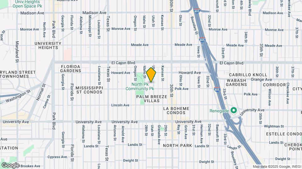 4122 Utah St Map and Location Details