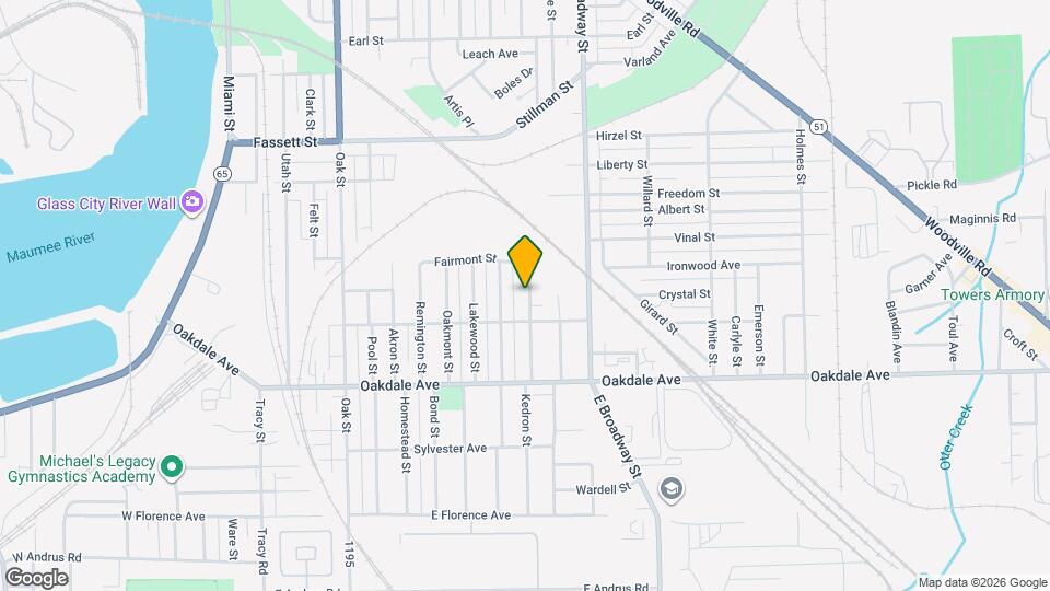 1434 Kedron St Map and Location Details