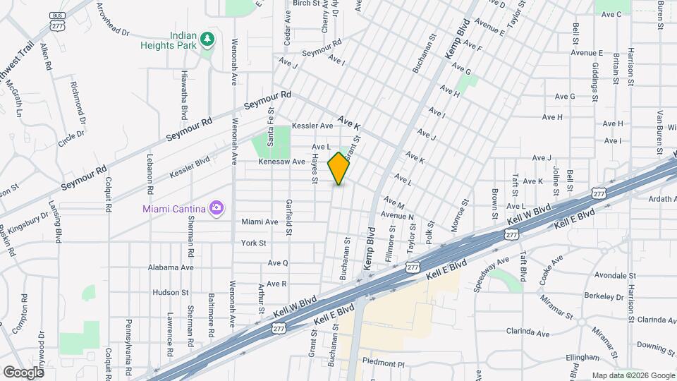 2309 Grant St Map and Location Details