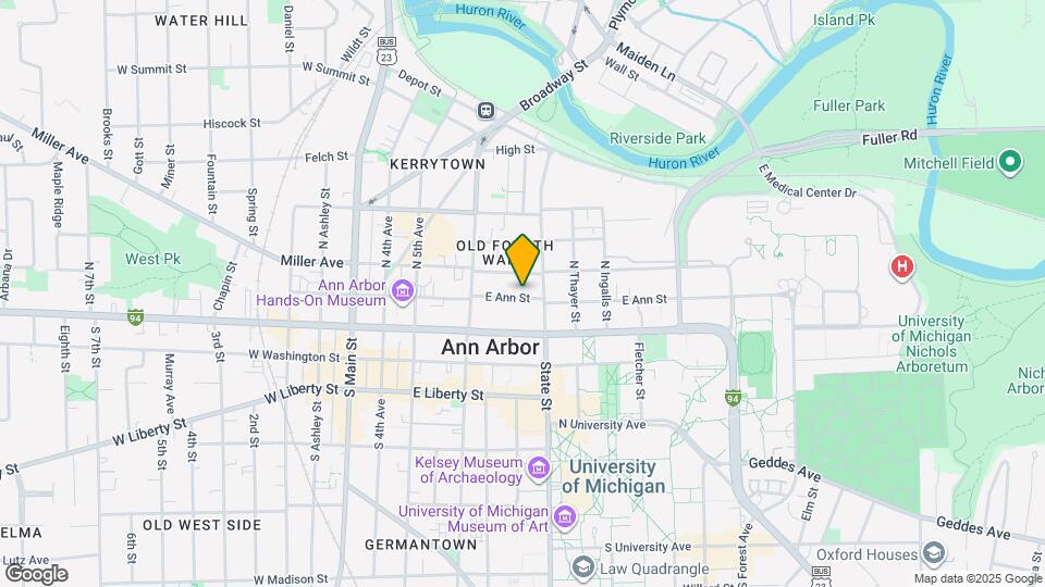 603 E Ann St Mapa y Detalles de la Ubicación