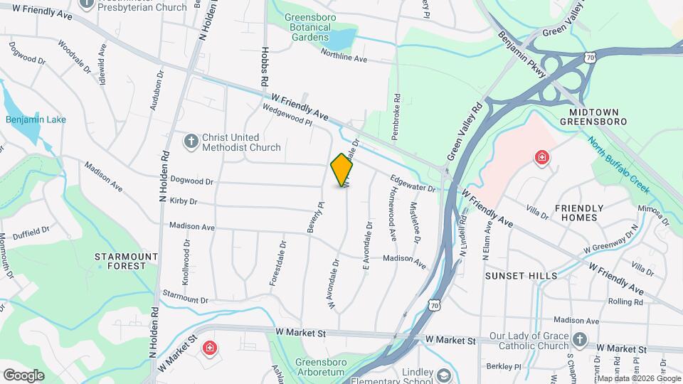 221 W Avondale Dr Map and Location Details