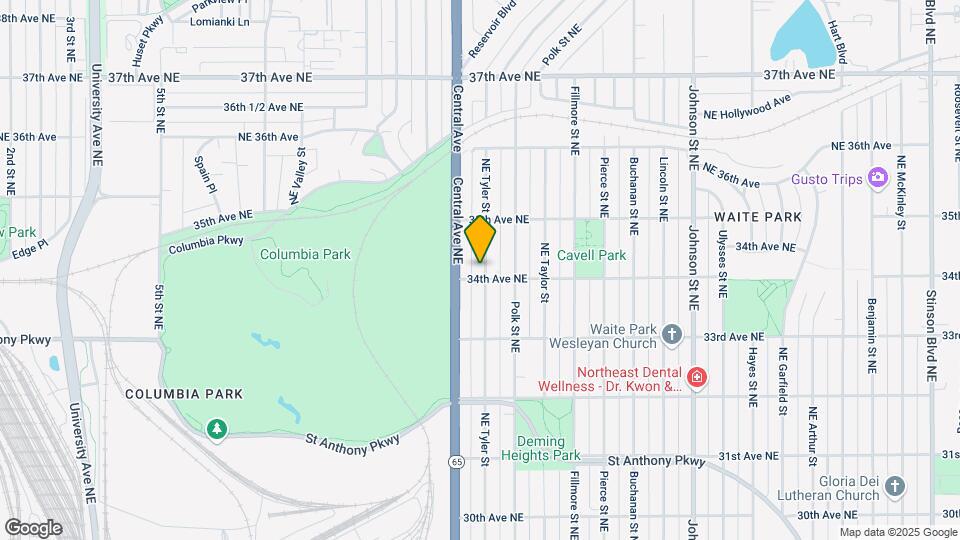 Columbia Park Apartments Map and Location Details