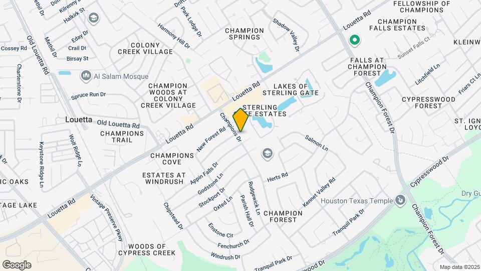 9115 Taidswood Dr Mapa y Detalles de la Ubicación