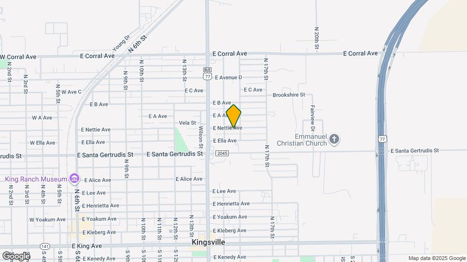 1117 E Nettie Ave Mapa y Detalles de la Ubicación