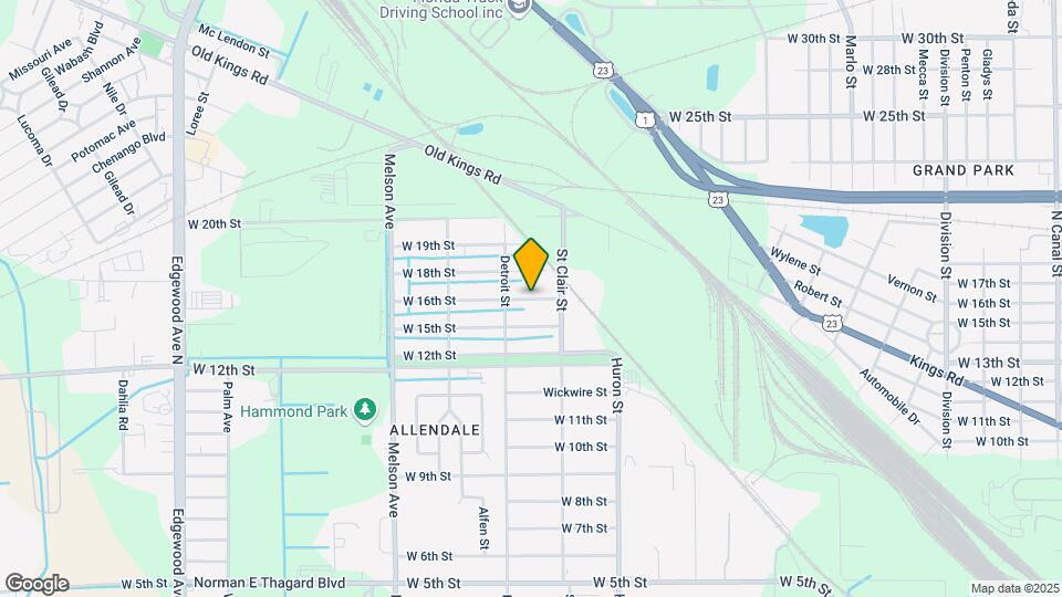 2905 W 16th St Map and Location Details