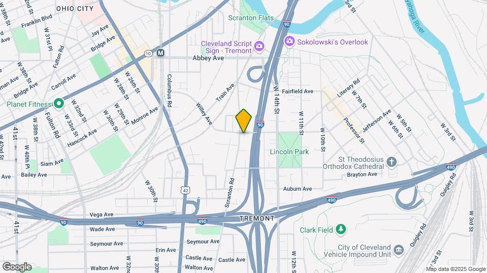 2401 Scranton Rd Map and Location Details