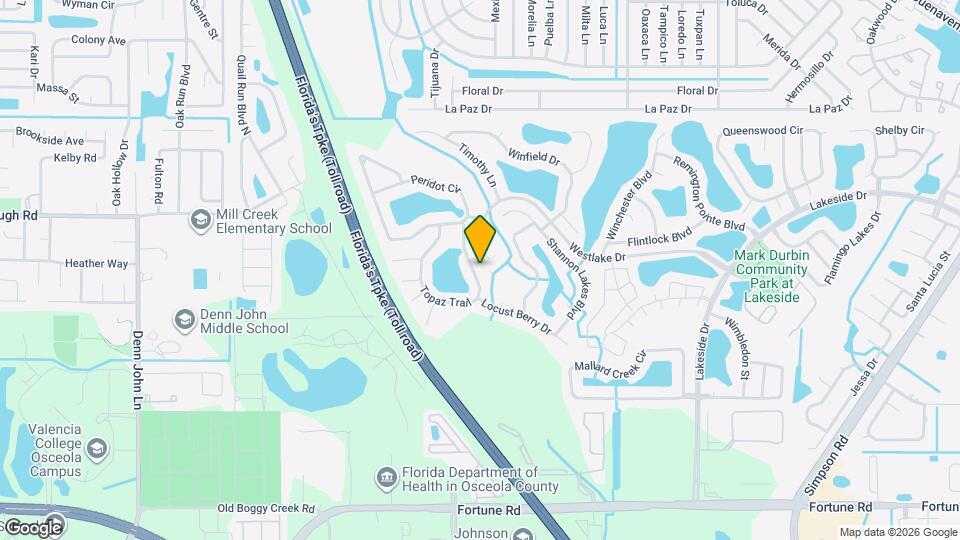 2372 Topaz Trail Map and Location Details