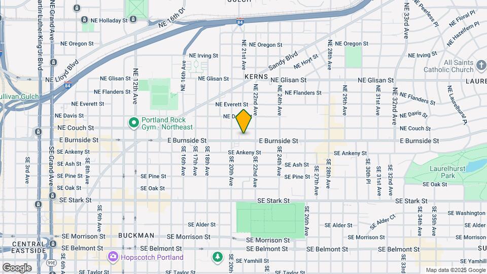 2045 E Burnside St Map and Location Details