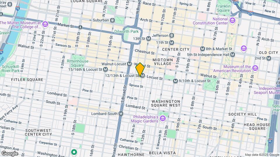 238 S 13th St Mapa y Detalles de la Ubicación