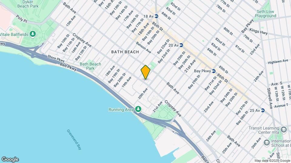 1961 Cropsey Ave Map and Location Details