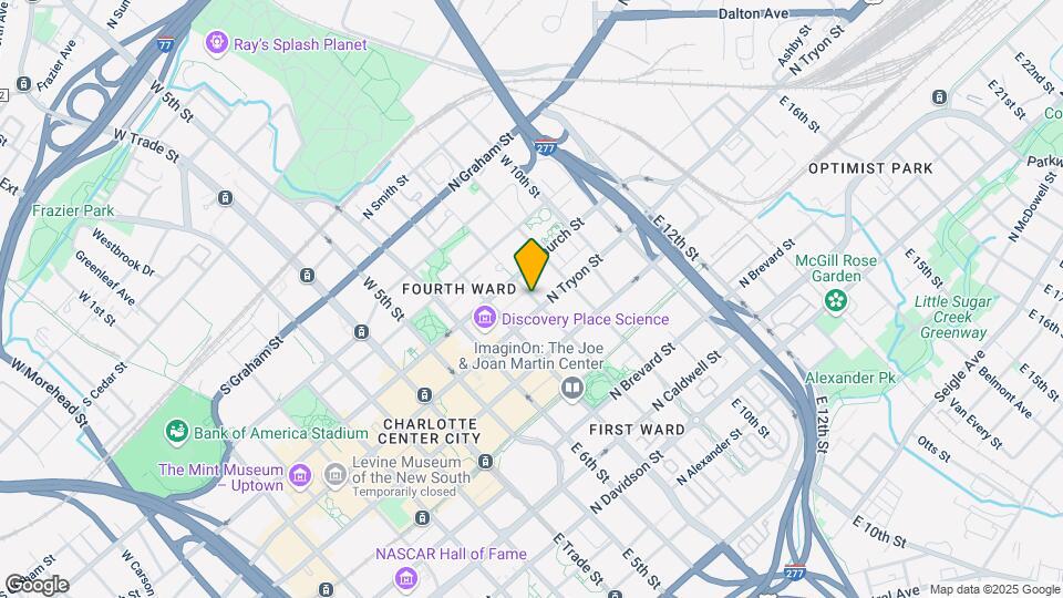 401 S Graham St Map and Location Details