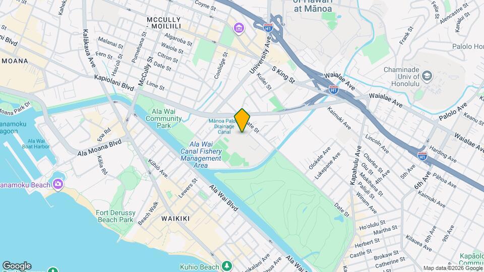 581 Kamoku St, Unit 2202 Map and Location Details