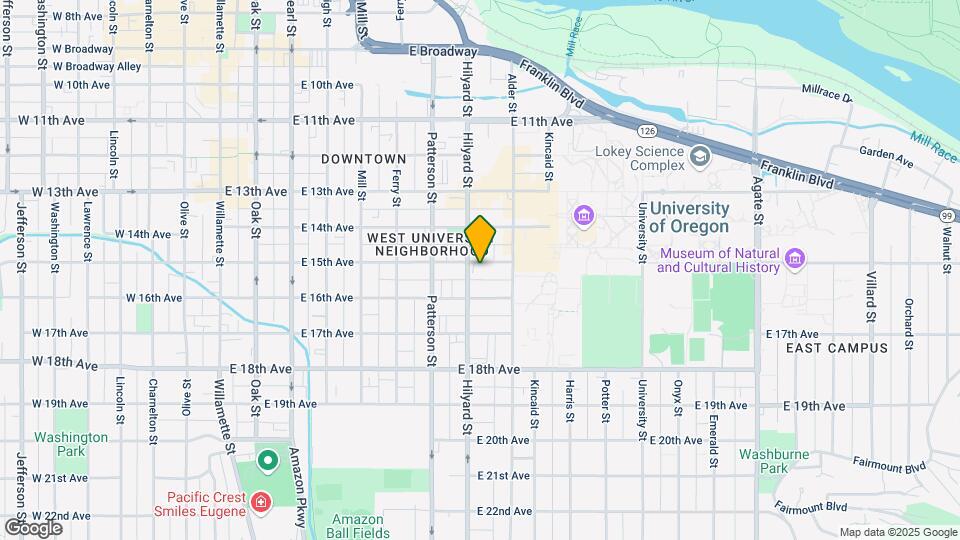 1547 Hilyard St Map and Location Details