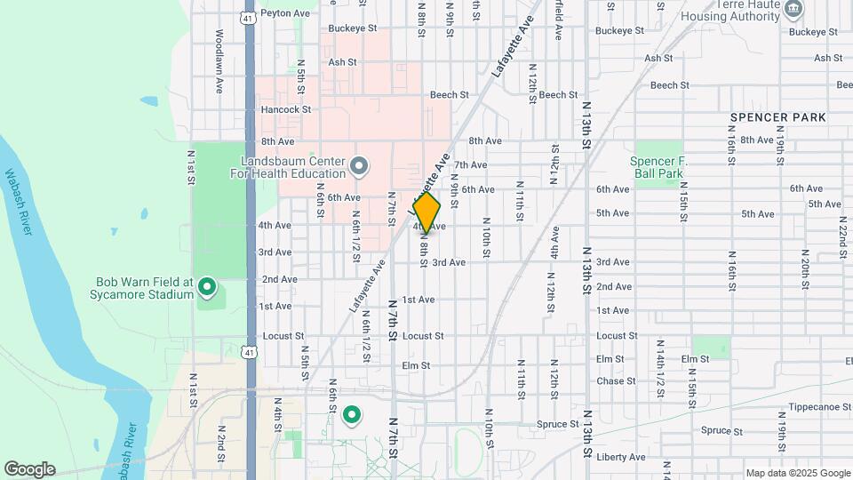 1129 N 8th St Mapa y Detalles de la Ubicación