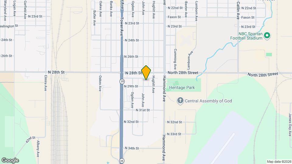 2820 John Ave, Unit 5 Map and Location Details