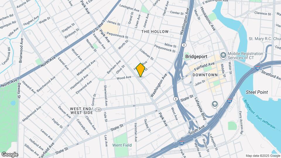 1202 Park Ave Map and Location Details