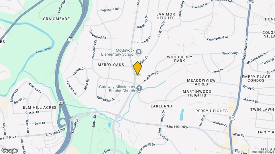 297 McGavock Pk Map and Location Details