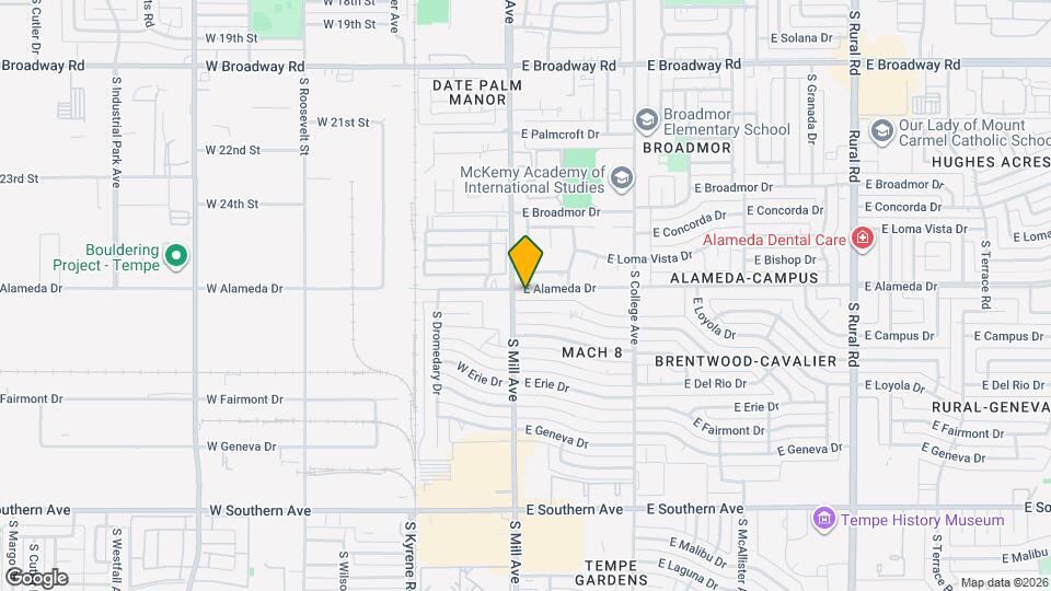 15 E Alameda Dr Map and Location Details