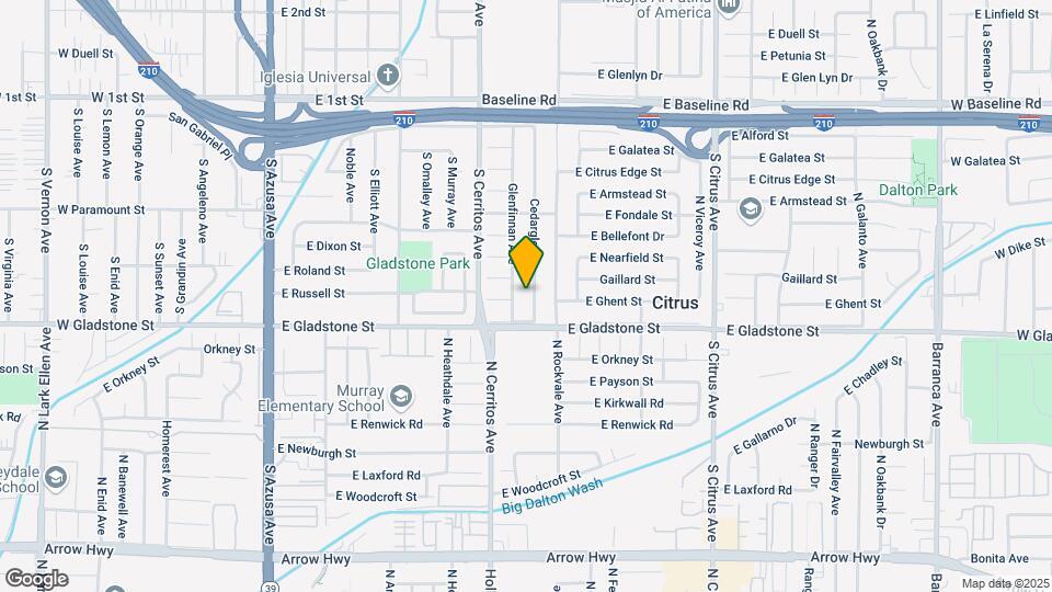 5633 Cedarglen Dr Map and Location Details