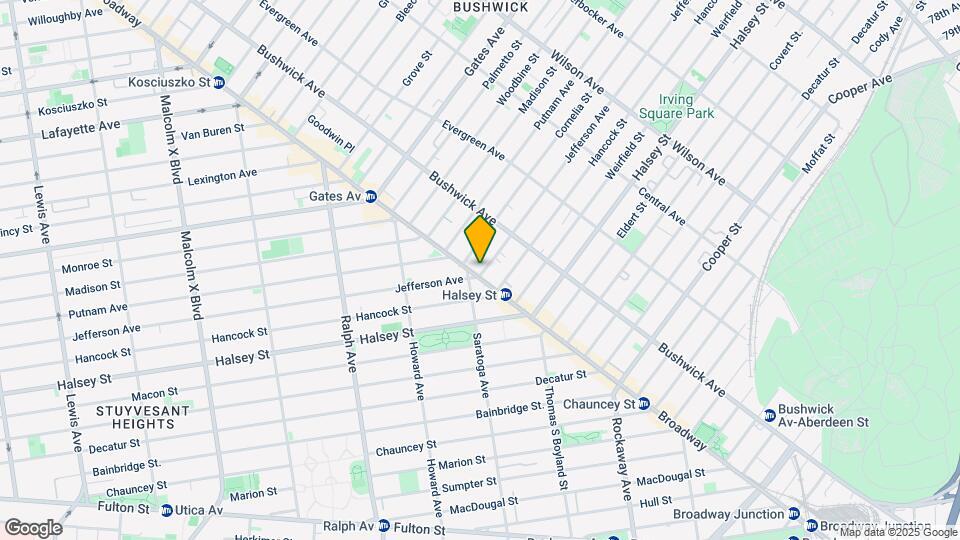 1505 Broadway Map and Location Details