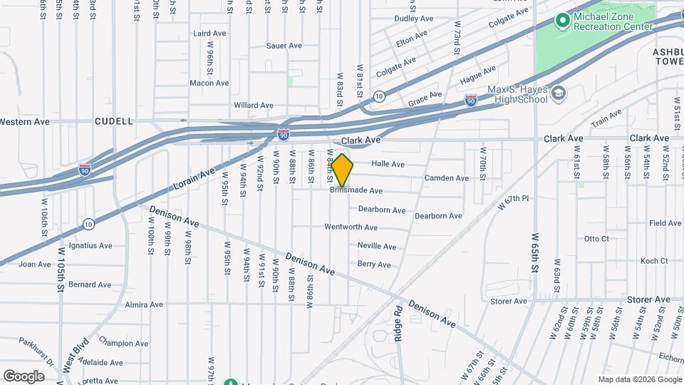 8211 Brinsmade Ave Map and Location Details