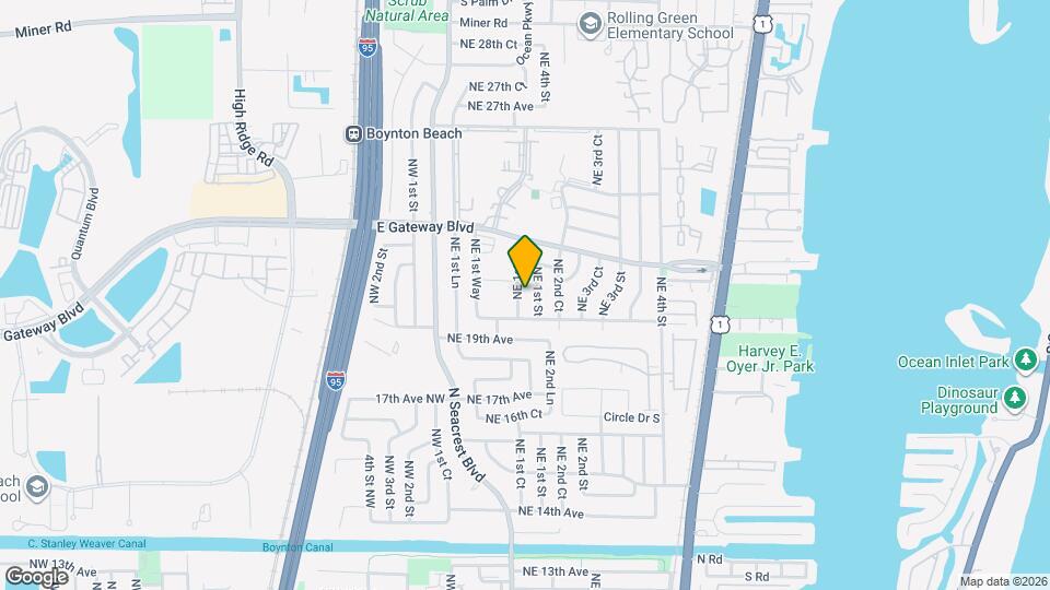 2122 NE 1st Ct Map and Location Details