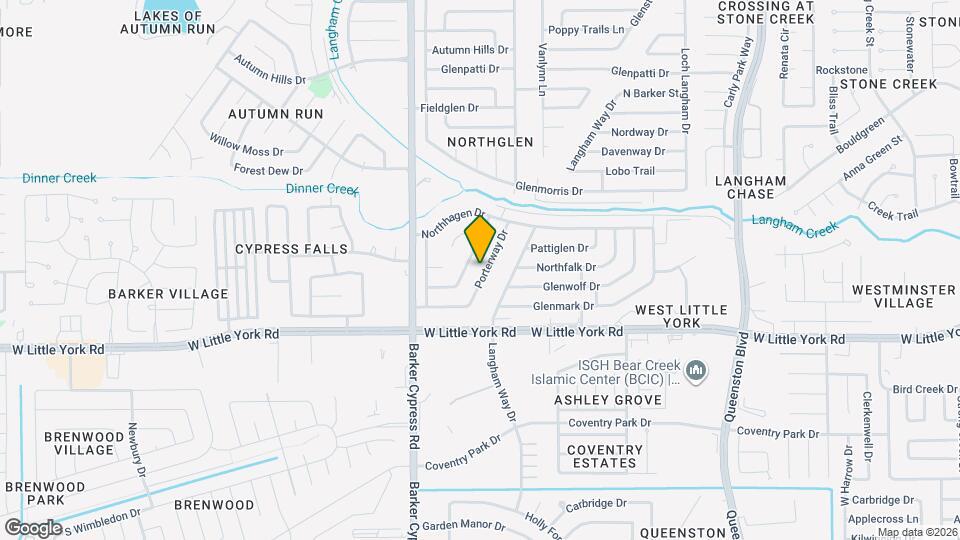 6327 Porterway Dr Map and Location Details