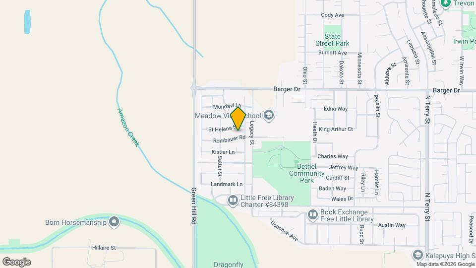 5925 Rombauer Rd Map and Location Details