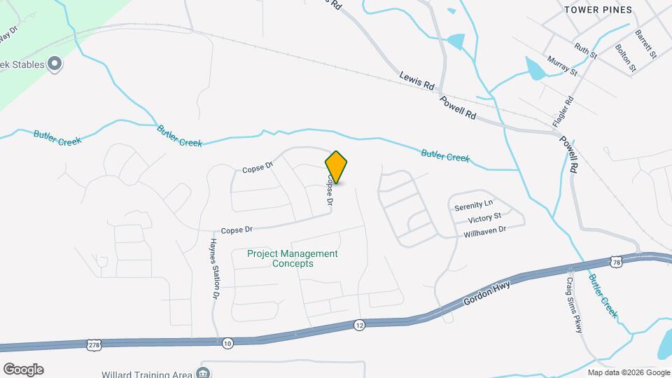 5206 Copse Dr Mapa y Detalles de la Ubicación